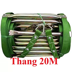 Thang dây thoát hiểm chống cháy  có 2 móc lớn dài 20M