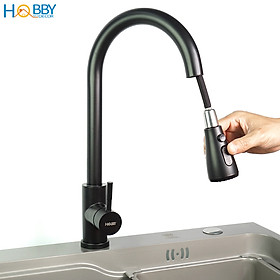 Mua Vòi rửa chén nóng lạnh Inox 304 dây rút 3 chế độ Hobby Home Decor VDR6