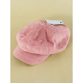 Nón Newsboy Lovetoxic Beret Newsboy Suede Retro Cap