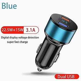 Dual USB 66W 3.1A Bộ sạc xe nhanh QC3.0 Bộ điều hợp điện