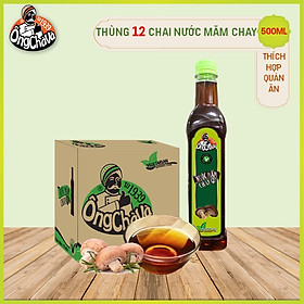 Thùng 12 Chai Nước Mắm Chay Ông Chà Và 500ml