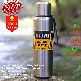 Mua bình giữ nhiệt 1500ml  bình giữ nhiệt 1000ml  bình giữ nhiệt đi học  bình giữ nhiệt cute DoDoDios - chất liệu inox 304 an toàn tuyệt đối - Chính hãng DoDoDios