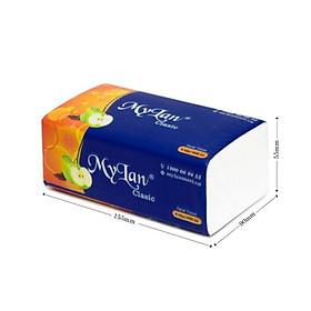 Mua 1 gói giấy rút 400 tờ MyLan táo xanh 4 lớp