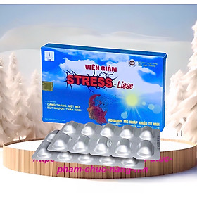Lisse viên giảm stress - Hộp 20v nang - Giúp lưu thông khí huyết, dưỡng tâm an thần, cải thiện trí nhớ.