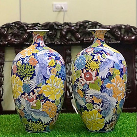 Mua Bình hút lộc Bách Hạc Ngàn Hoa _H50cm