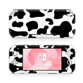 Skin decal dán Nintendo Switch Lite mẫu bò sữa (dễ dán, đã cắt sẵn)