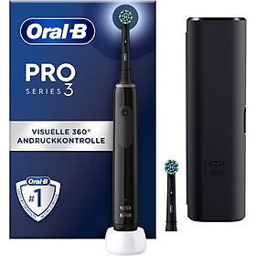Bàn chải đánh răng điện Oral-B Pro Series 3 Màu Đen kèm Hộp Hàng chính hãng