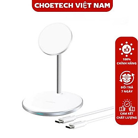 Mua Đế sạc không dây Mag- safe 2in 1 cho Ip và Air-pods Choetech T581-F (Hàng chính hãng)