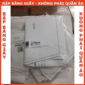 Rập giấy áo pelum tay phồng mã 1295 (BẢN VẼ)