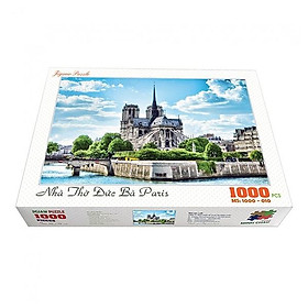 Bộ Tranh Xếp Hình 1000-010 - Nhà Thờ Đức Bà Paris (1000 Mảnh Ghép)