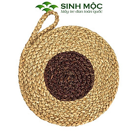 Mua Miếng lót cói  tấm lót bàn ăn  tấm lót cói nhiều màu  miếng lót ly  lót nồi  decor trang trí bàn ăn Sinh Mộc - M2010