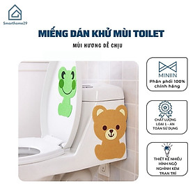 Miếng Dán Khử Mùi Toilet Than Hoạt Tính  MINIIN  Hình Thú Ngộ Nghĩnh - Mùi Hương Thơm Dễ Chịu Thơm Tủ Quần Áo - Hàng Loại 1 - Chính Hãng