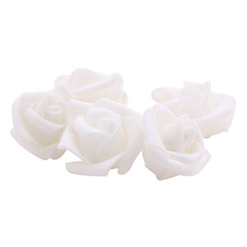 Vĩ 5 Hoa Hồng Trắng Đan Như (2 cm)