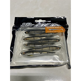 Mồi mềm NFF IKA size 9cm , bịch 7 con , mồi câu cá ,đồ câu cá lóc