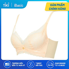 Áo ngực có gọng mút mỏng ren T- Shirt iBasic BRAW132