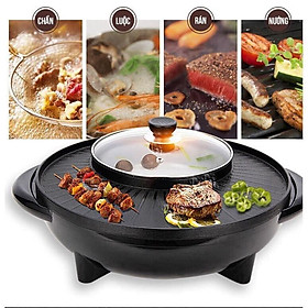 Mua Nồi Lẩu Nướng Hàn Quốc 2in1