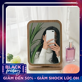 Gương gỗ trang điểm để bàn BEYOURs Phấn mirror nội thất kiểu hàn lắp ráp
