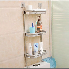 Kệ Nhà Tắm Kệ Để Đồ Phòng-Tắm Kệ Nhà Vệ Sinh Toilet-Kệ Để Bồn Cầu 3Tầng-Kệ Để Đồ Sau