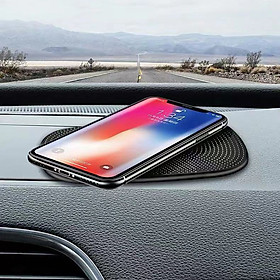 Miếng Dính Chống Trượt Điện Thoại, Ipad Và Các Đồ Trang Trí Trên Mặt Taplo Ô TÔ Và Vật Dụng Khác KT_15x10cm