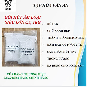 Hình ảnh 1kg gói hút ẩm cực lớn dùng cho nhà xường, phòng ngủ, tủ quần áo hàng chính hãng