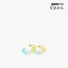CECI - Khuyên tai nữ nửa khoen tròn cá tính CC1-07000069