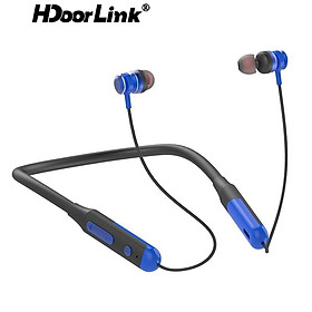 Tai nghe không dây Hdoorlink Bluetooth 5.0 kiểu nhét tai đeo cổ sạc được cho chơi thể thao