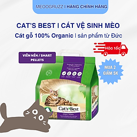 Cát Vệ Sinh Hữu Cơ Vón Cục Cho Mèo Lông Dài Smart Pellets Cat's Best CBSP05L (2.5kg)