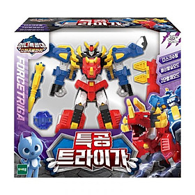 Đồ chơi mô hình thay đổi hình dạng MINIFORCE Robot siêu khủng long biến hình kết hợp 2 trong 1 304003