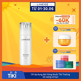 Sữa dưỡng giúp dưỡng trắng da Laneige White Dew Emulsion 100ml