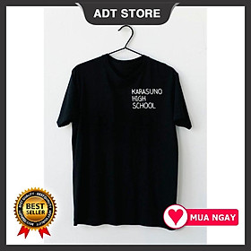 4 mẫu Áo thun Anime- Haikyuu Anime Karasuno Fly High School siêu hot giá rẻ bán chạy