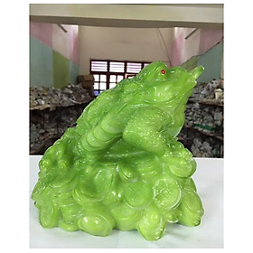 Mua Tượng Cóc ngậm tiền phong thủy CTV33 18.8 x 22.4 x 20.4cm Tundo mạ vàng hoặc màu xanh lựa chọn