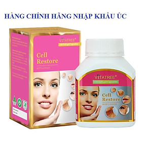 Viên uống tế bào gốc Vitatree Cell Restore, hộp 100v, nhập khẩu Úc, đẹp da