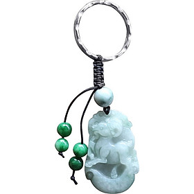 Móc Khóa 12 Con Giáp Đá Cẩm Thạch Tuổi Mùi Ngọc Quý Gemstones MK23