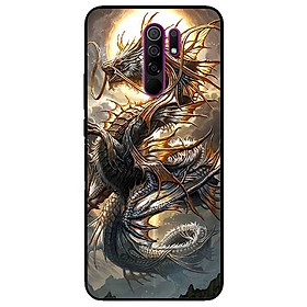 Ốp lưng dành cho Xiaomi Redmi 9 mẫu Rồng Trăng