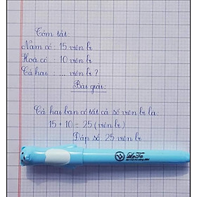 Bút Leta gấu 001 ngòi kim tinh êm trơn thanh đậm nhẹ không dây mực - bút chuyên dùng cho HS lớp 1,2