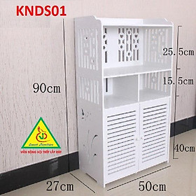 TỦ KỆ NHÀ TẮM - TỦ KỆ ĐA NĂNG KDNS01 - NỘI THẤT LẮP RÁP VIENDONG ADV