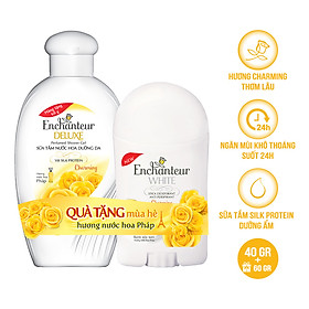 Sáp khử mùi Enchanteur Charming 40g - Tặng sữa tắm 60g SMP 2021