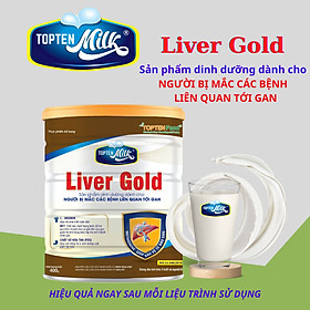 Sữa dinh dưỡng cho gan ,mát gan giải độc liver gold 800g topten milk