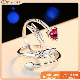 Nhẫn Bạc Đôi Lylysilver Thiết Kế Mũi Tên Tình Ái