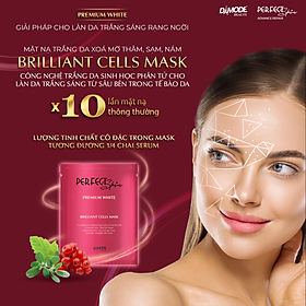 Mặt nạ tinh chất cô đặc cho da mờ da thâm da sạm BRILLIANT CELL MASK DAMODE 9 cái dùng thử 