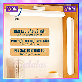 Mua Đèn bàn học  đèn đọc sách S40  đèn làm việc  chống cận thị  ba chế độ sáng bảo vệ mắt  có pin sạc USB  Dài 40cm có đế xoay 80 độ.