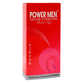 Bao Cao Su Có Gân Gai Power Men Rocket Type (Hộp 12 Chiếc) - Hàng Chính Hãng 100% - Che Tên Sản Phẩm