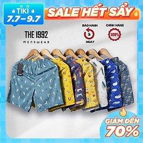 Quần đùi nam THE 1992 Quần short cartoon unisex nam nữ