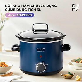 Nồi Kho Hầm Chuyên Dụng Gume Dung Tích 3L GM - PC2303 hàng Nhập Khẩu