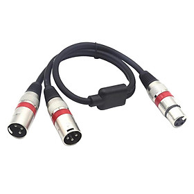 XLR Splitter Cable   Dual  3-Pin  Microphone