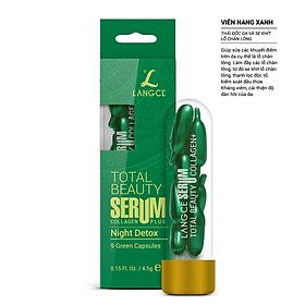 SERUM COLLAGEN+ ĐẸP DA VIÊN NANG XANH (9 VIÊN) LANGCE