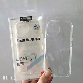 Ốp lưng Likgus trong suốt iP17 Pro Max - 17 Air - 17 - 17 Pro túi khí chống sốc,chống ố màu akz ( hàng chính hãng)