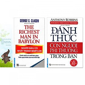 Download sách Combo 2 cuốn sách Người Giàu Có Nhất Thành Babylon, Đánh Thức Con Người Phi Thường Trong Bạn (kèm bookmark danh ngôn hình voi)