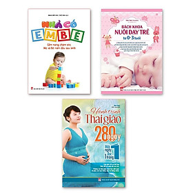 Combo 3 Cuốn Nhà có Em Bé + Hành Trình Thai Giáo (TB) + Bách Khoa Nuôi Dạy Trẻ Từ  0-3 Tuổi (TB)