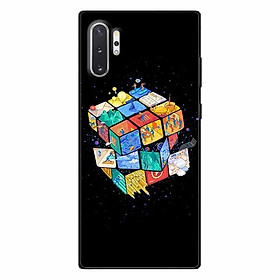 Ốp lưng in cho Samsung Note 10 Plus Rubik Vũ Trụ